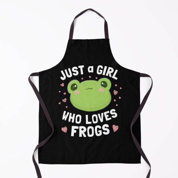 Item preview, Just A Girl Who Loves Frogs Kawaii: Chubby Cottagecore Aesthetic Froggy, Perfect for Teens and Birthday Celebrations designed and sold by MinistryOfFrogs.