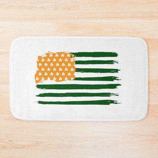 Item preview, American Flag St Patricks Day T Shirt Vintage Irish Lucky T-Shirt for men and women designed and sold by TheFlipRepublic.