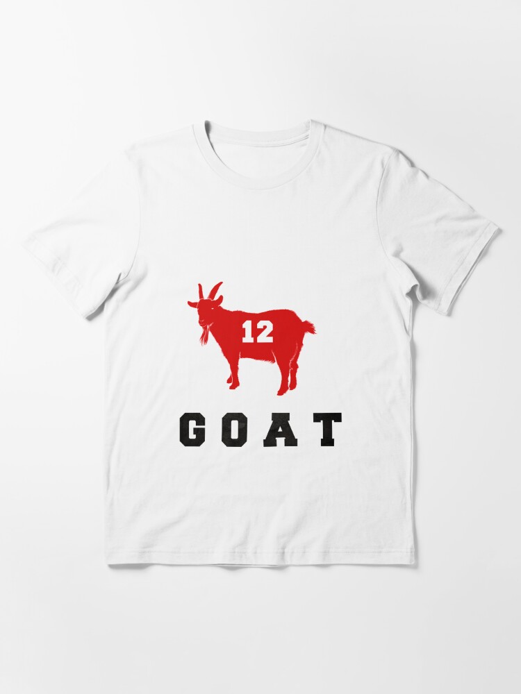 Brady Goat 12 Red Tampa T-Shirt by Official Goat Gear, Large