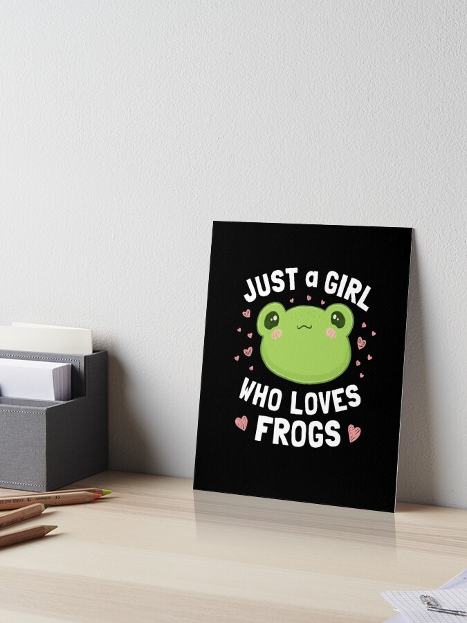 Frog Girl Just A Girl Who Loves Frogs Coffee Mug by EQ Designs - Fine Art  America