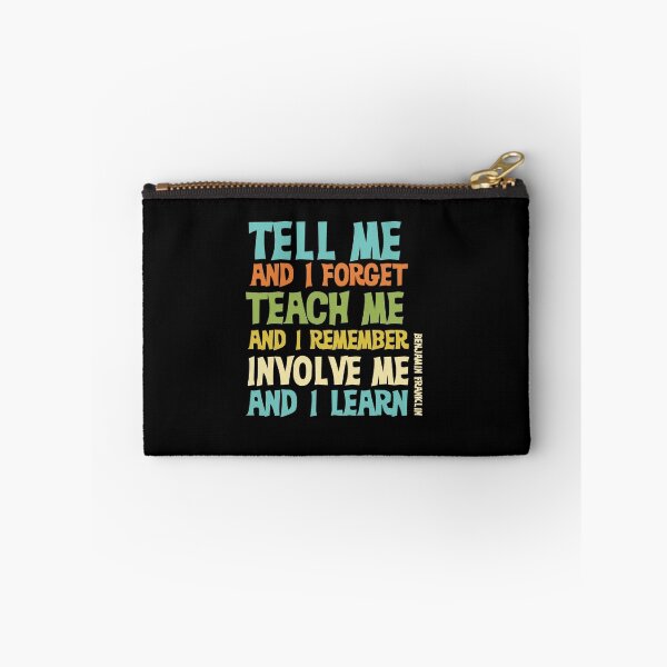 Item preview, Educational Text Quote Involve Me designed and sold by peacockcards.