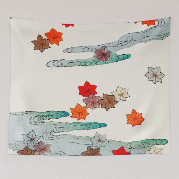 Item preview, Autumn and water illustration from Bijutsu Sekai by Watanabe Seitei designed and sold by emidye20.