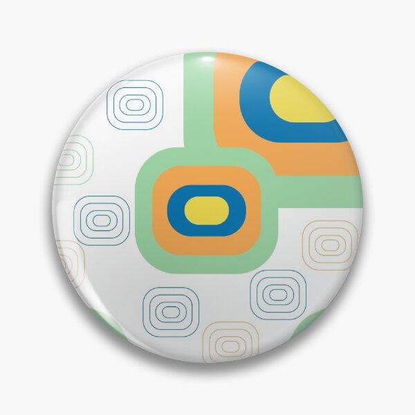 Item preview, colorful shapes pattern designed and sold by KIKOOSTORE.