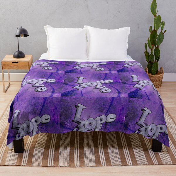 Item preview, Inspirational Quote & Purple Spiritual Graphic Design Hope & Love designed and sold by tamdevo1.