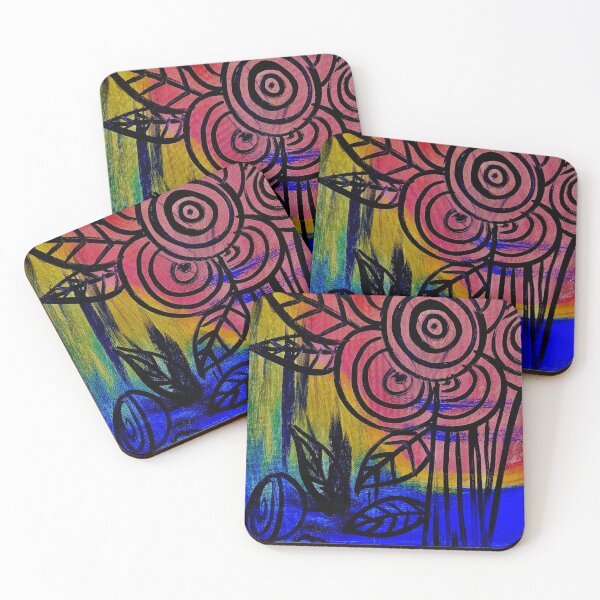 Item preview, abstract flowers designed and sold by SophieMahoney.