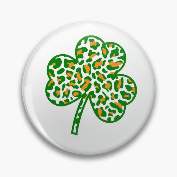 Item preview, Cute Shamrock Leopard Print St Patricks Day Irish Pattern T-Shirt designed and sold by TheFlipRepublic.