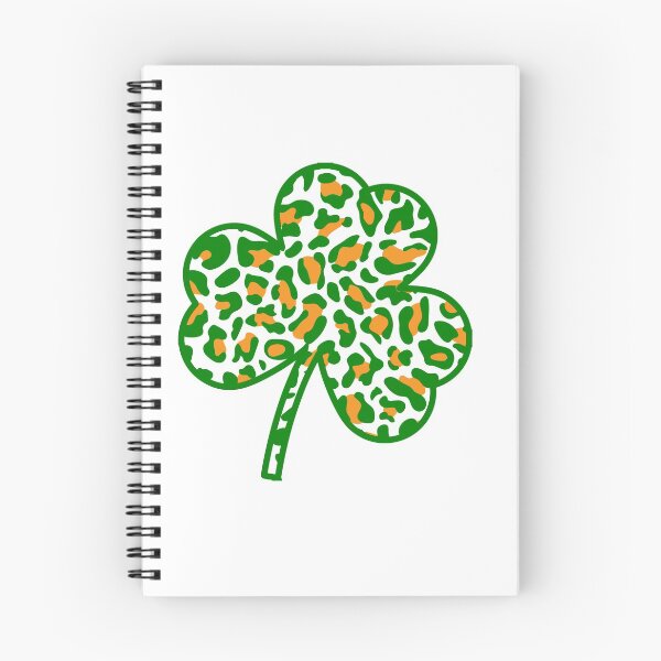 Item preview, Cute Shamrock Leopard Print St Patricks Day Irish Pattern T-Shirt designed and sold by TheFlipRepublic.