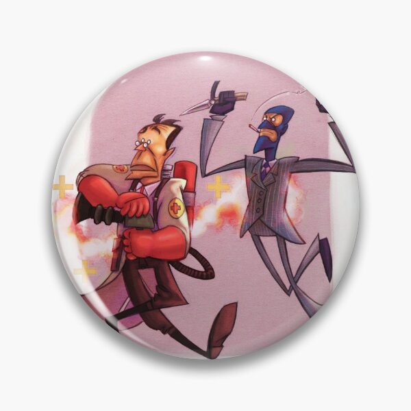 Item preview, TF2 Spy and Medic designed and sold by victorroa.