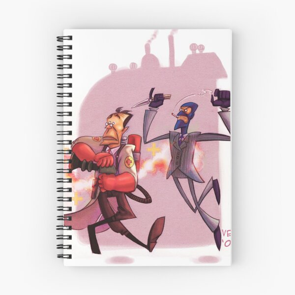 Item preview, TF2 Spy and Medic designed and sold by victorroa.