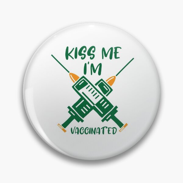 Item preview, Funny Kiss Me I am Vaccinated St Patrick_s Day Gift T Shirt designed and sold by TheFlipRepublic.