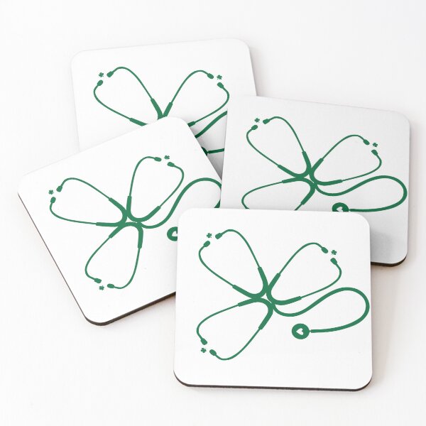 Item preview, Funny Nurse Patrick S Day Shamrock Stethoscope irish T-Shirt designed and sold by TheFlipRepublic.