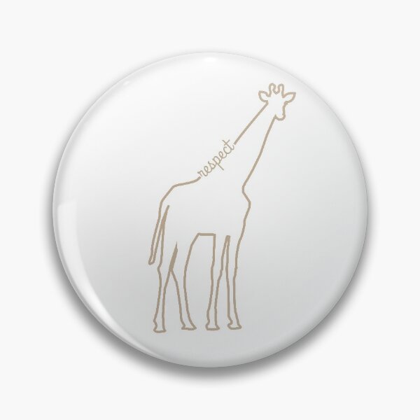 Item preview, A giraffe and a need: respect designed and sold by Euskadaz.