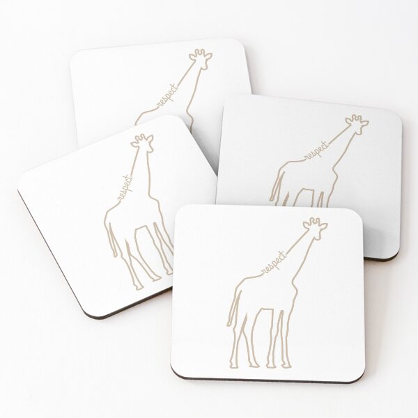 Item preview, A giraffe and a need: respect designed and sold by Euskadaz.