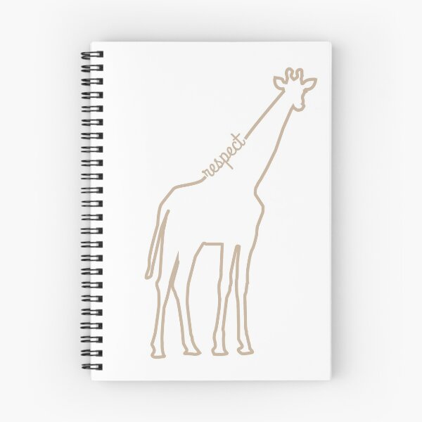 Item preview, A giraffe and a need: respect designed and sold by Euskadaz.