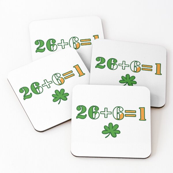 Item preview, Green Irish Unity 26 + 6 = 1 St. Paddys Day Ireland T-Shirt designed and sold by TheFlipRepublic.