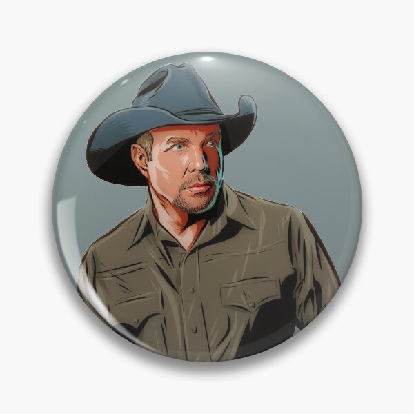Item preview, Garth Brooks - An illustration by Paul Cemmick designed and sold by TIGERDAVER.