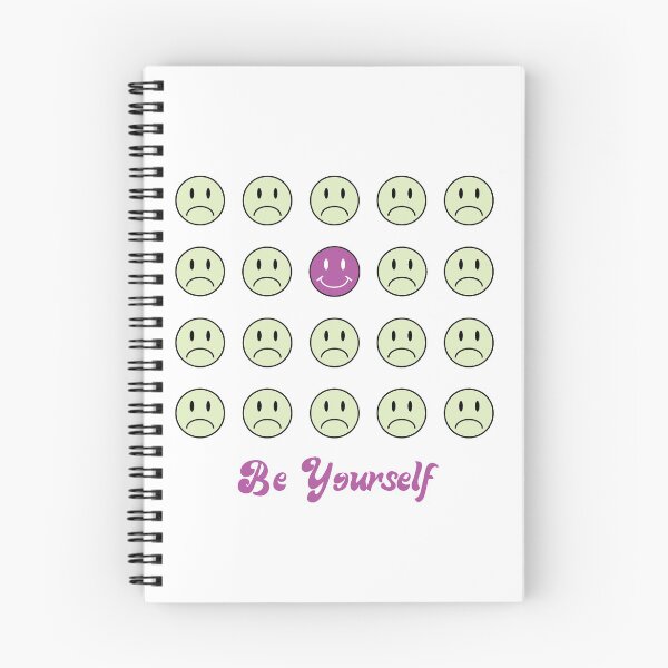 Item preview, Be Yourself: Inspirational, Motivational, Smiley Face Wall Art and T-Shirt designed and sold by EmilySutin.
