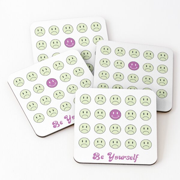 Item preview, Be Yourself: Inspirational, Motivational, Smiley Face Wall Art and T-Shirt designed and sold by EmilySutin.