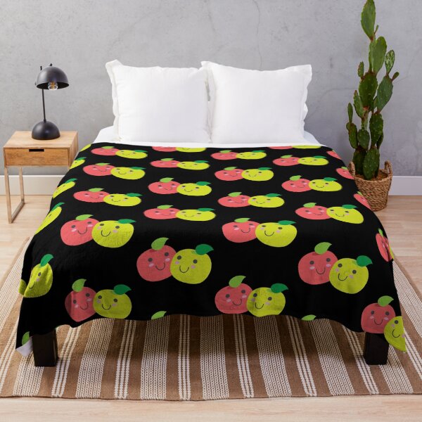 Item preview, super cute red and green apples designed and sold by jazzydevil.