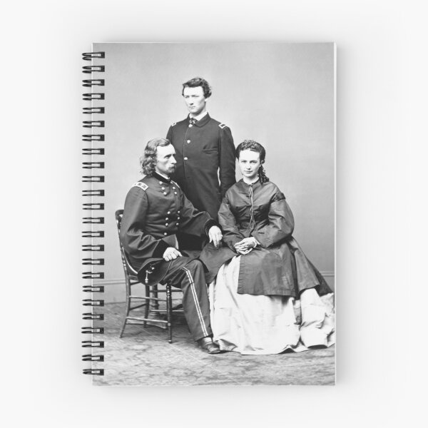 Item preview, General Custer With His Wife And Brother - 1865 designed and sold by warishellstore.