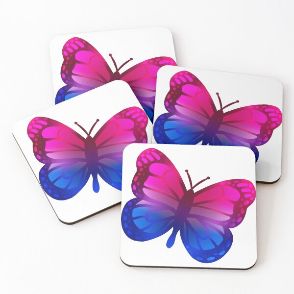 Item preview, LGBTQ+ Pride Butterflies - Bisexual designed and sold by leashonlife.