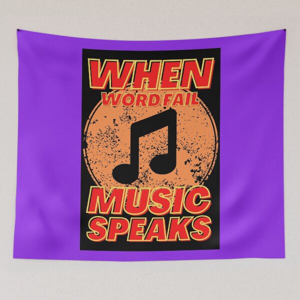 Item preview, When Word Fail Music Speaks | Orange Note designed and sold by Masayakana.