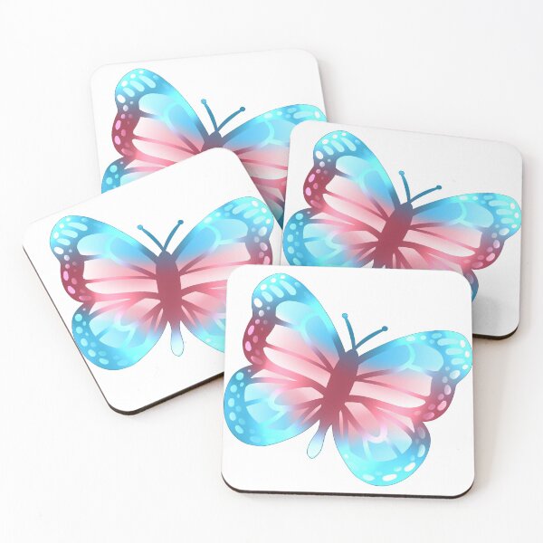 Item preview, LGBTQ+ Pride Butterflies - Transgender designed and sold by leashonlife.