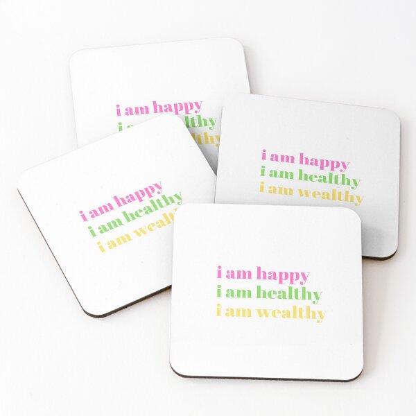Item preview, I am happy I am healthy I am wealthy  designed and sold by Miniway.