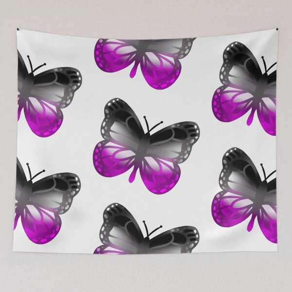 Item preview, LGBTQ+ Pride Butterflies - Asexual designed and sold by leashonlife.