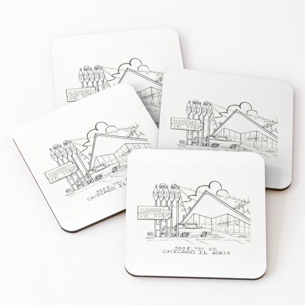Item preview, Chicago Small Building #12 - Chatham (Black and White) designed and sold by chaszmathieu.