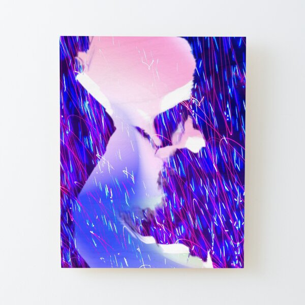 Smoke Boy Wood Mounted Print