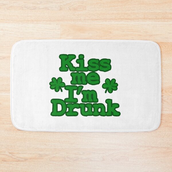 Item preview, Kiss Me I am Drunk Shirt Funny Green St Patricks Day T-Shirt designed and sold by TheFlipRepublic.