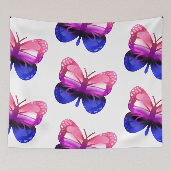 Item preview, LGBTQ+ Pride Butterflies - Genderfluid designed and sold by leashonlife.