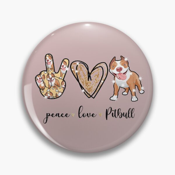 Item preview, Peace Love Pitbull designed and sold by SnowStore98.