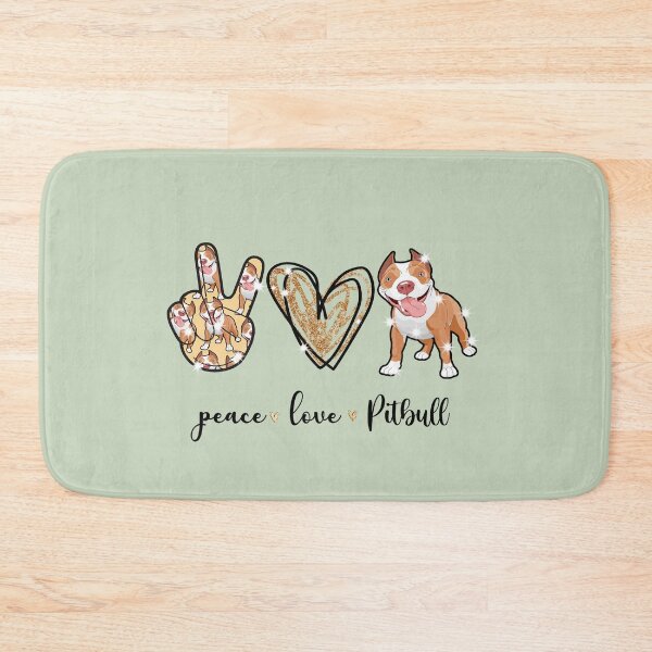 Item preview, Peace Love Pitbull designed and sold by SnowStore98.