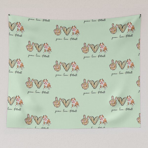 Item preview, Peace Love Pitbull designed and sold by SnowStore98.