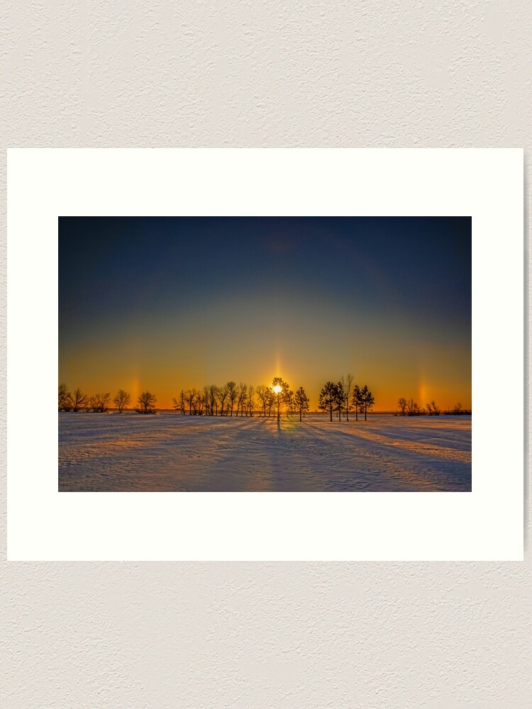 Thumbnail 2 of 3, Art Print, Columbus City Park Sundogs and Shadows designed and sold by Jerry Walter.
