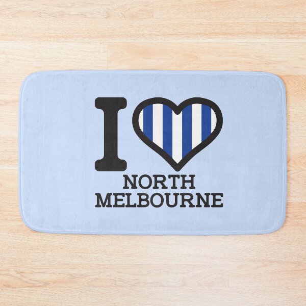 Artikelvorschau, "Ich liebe North Melbourne" AFL & AFLW inspirierte Kleidung, Waren, T-Shirts, Leggings, Rock, Maske, Schürze, Öko-Tasche entworfen und verkauft von Ink Inc.