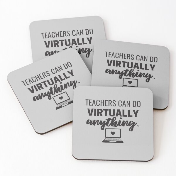Item preview, Teachers Can Do Virtually Anything Online Learning Funny designed and sold by natalieritchie.
