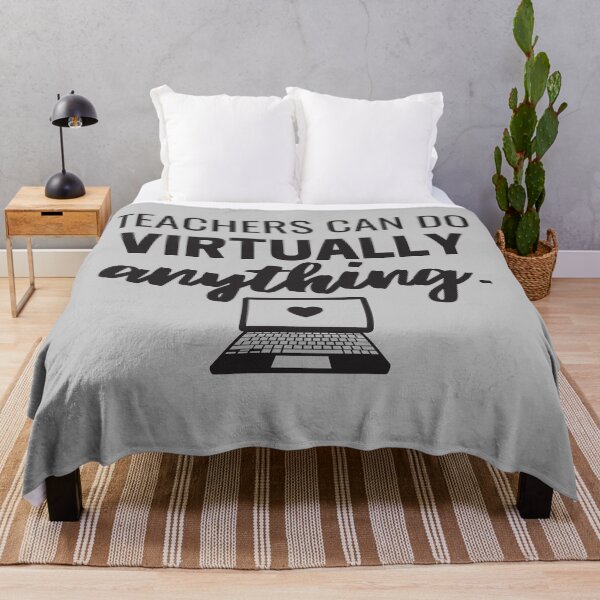 Item preview, Teachers Can Do Virtually Anything Online Learning Funny designed and sold by natalieritchie.
