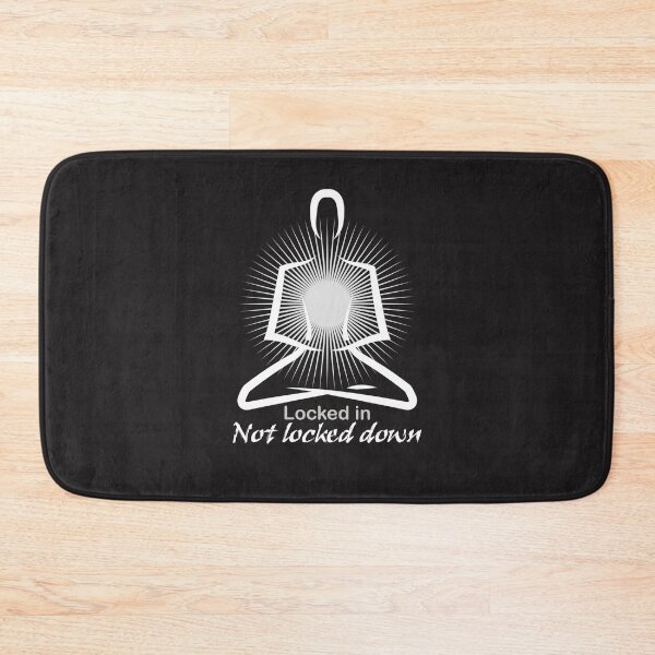 Item preview, Meditation locked in but not locked down designed and sold by Positivet21.