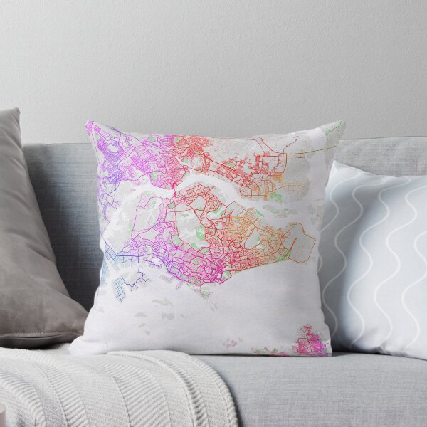 Item preview, Singapore City Map - Colorful designed and sold by deMAP.