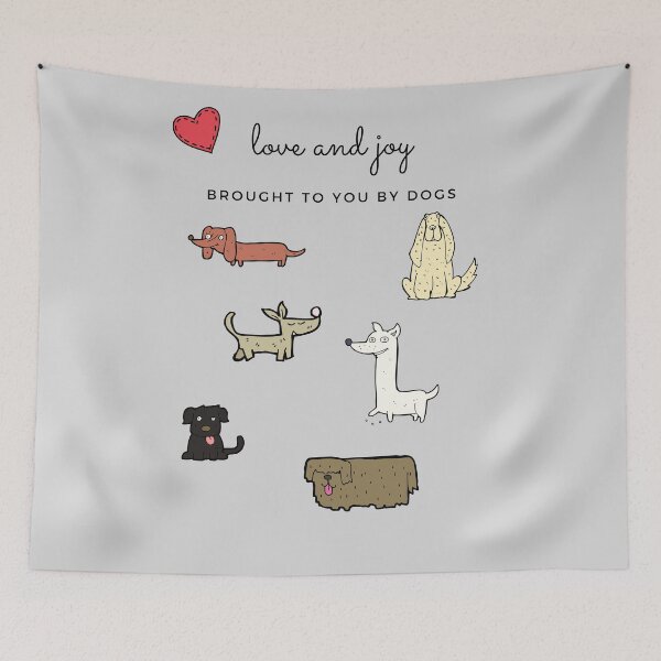 Item preview, Love & Joy: Brought to you by dogs designed and sold by Hollin Stafford.