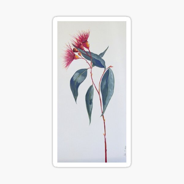 Item preview, Red Gumnut flower Stem designed and sold by Krusty.
