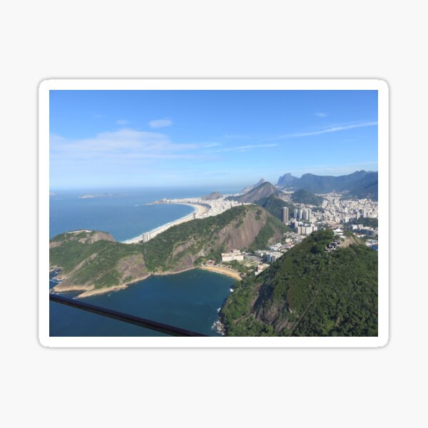 Item preview, Rio Brazil, Copacabana Beach/City designed and sold by StrongJourneys.
