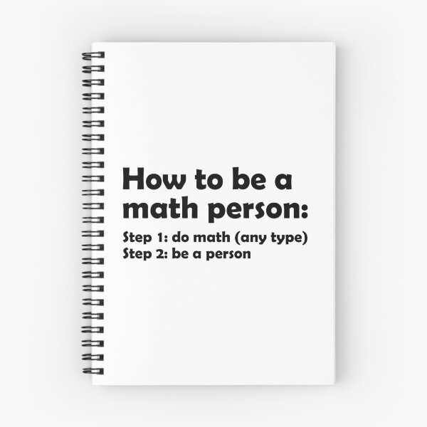 Item preview, How To Be A Math Person - Funny Math Joke designed and sold by T-shirt For You.