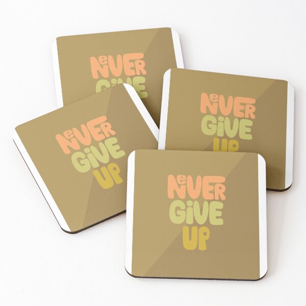 Item preview, Never Give Up designed and sold by greenoriginals.