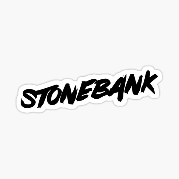 Item preview, etiqueta engomada del logotipo de Stonebank designed and sold by Galakzi.