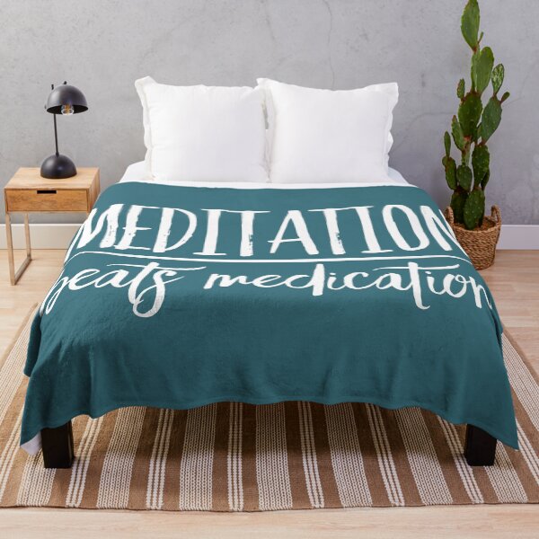 Item preview, Meditation Beats Medication designed and sold by hobrath.