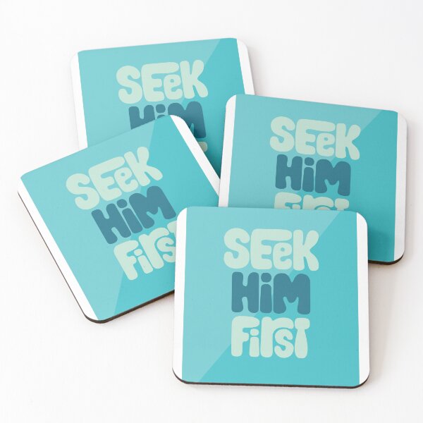 Item preview, Seek Him First designed and sold by greenoriginals.